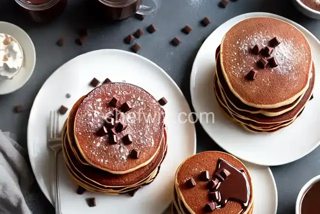 Hot Chocolate Pancakes