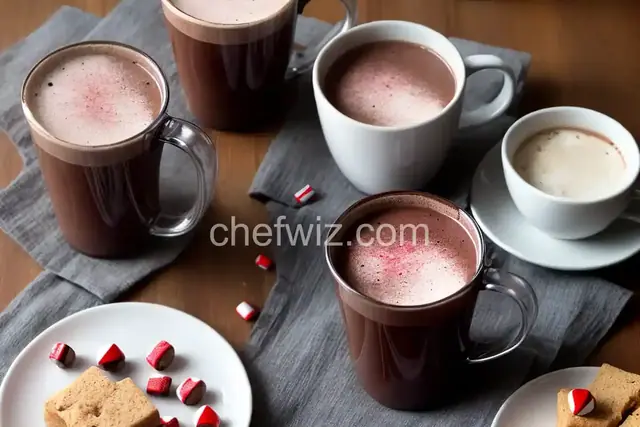 Hot Chocolate with Peppermint Schnapps