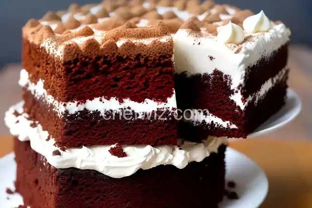 Hot Cocoa Poke Cake