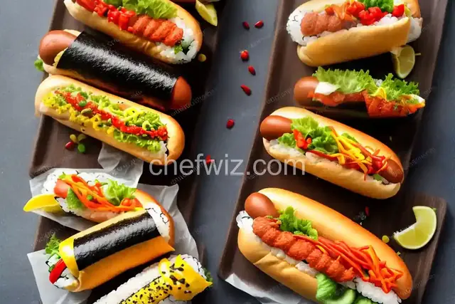 Hot Dog Sushi