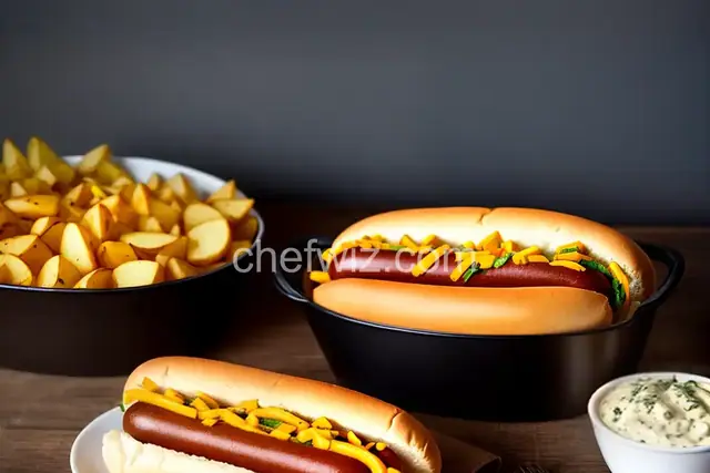 Hot Dog a la Potato
