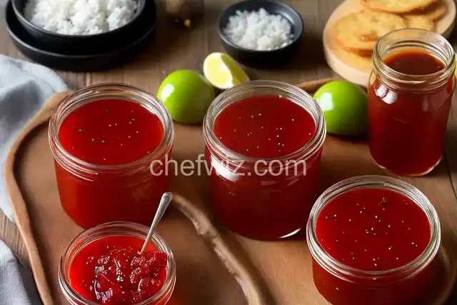 Hot Pepper Jelly BBQ Sauce
