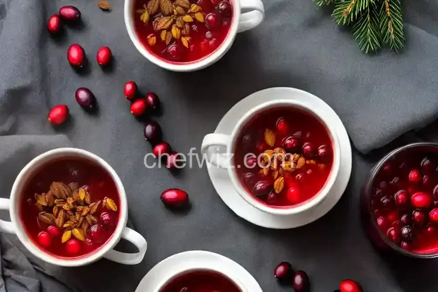 Hot Spiced Cranberry Cider