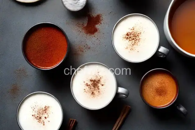 Hot Spiced Milk With Cinnamon