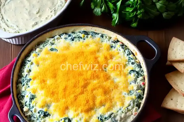 Hot Spinach and Crab Dip