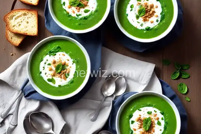 Hot Yogurt and Spinach Soup