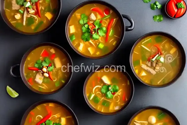 Hot and Sour Thai Soup: Tom Yum Goong