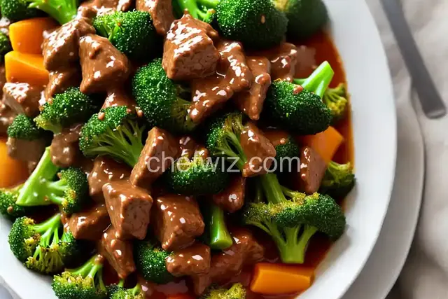 Hot and Tangy Broccoli Beef