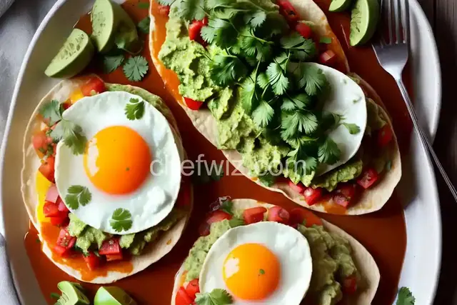 Huevos Rancheros with Avocado Salsa Verde