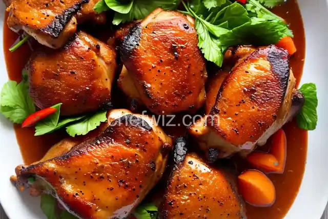 Huli-Huli Chicken Thighs