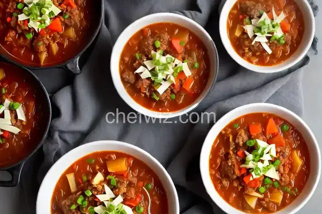 Hungarian Cabbage Roll Soup