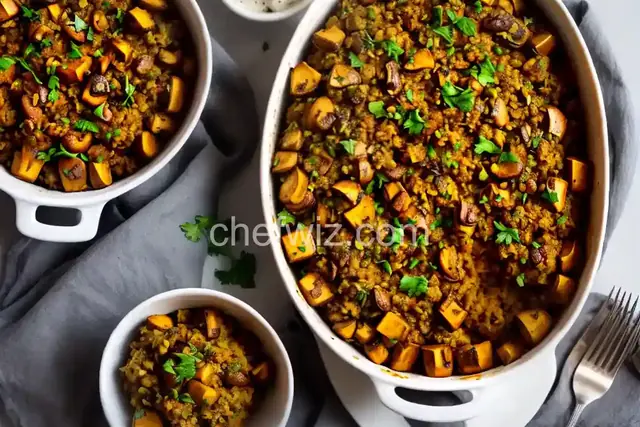 Ibby's Pumpkin Mushroom Stuffing