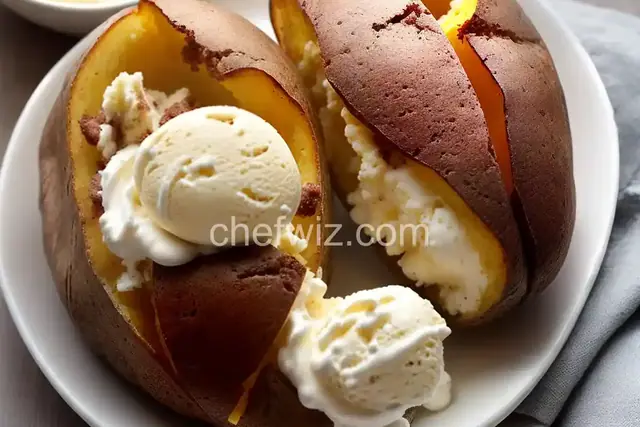 Ice Cream Baked Potato