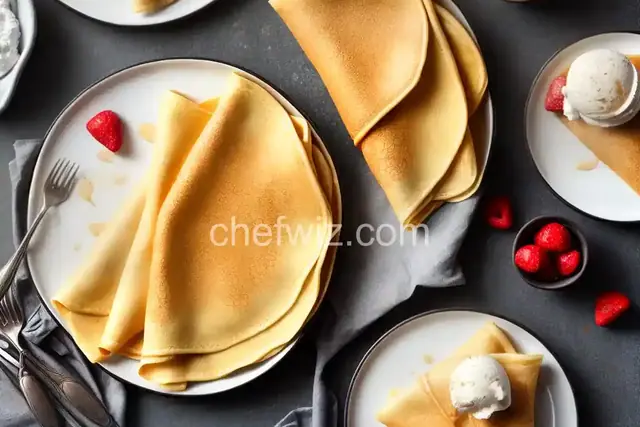 Ice Cream Crepes