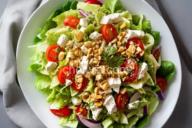 Iceberg Salad with Italian Dressing