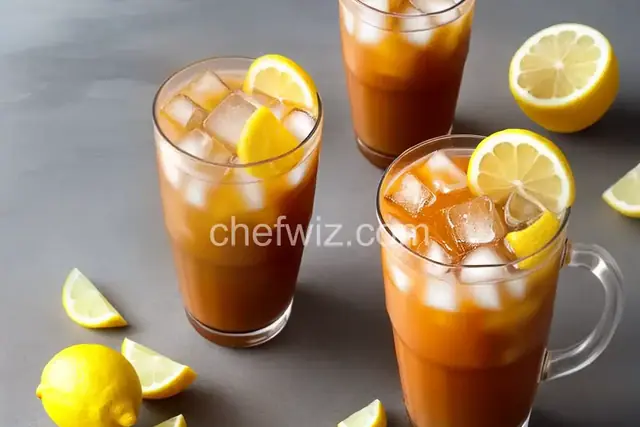 Iced Lemon Coffee