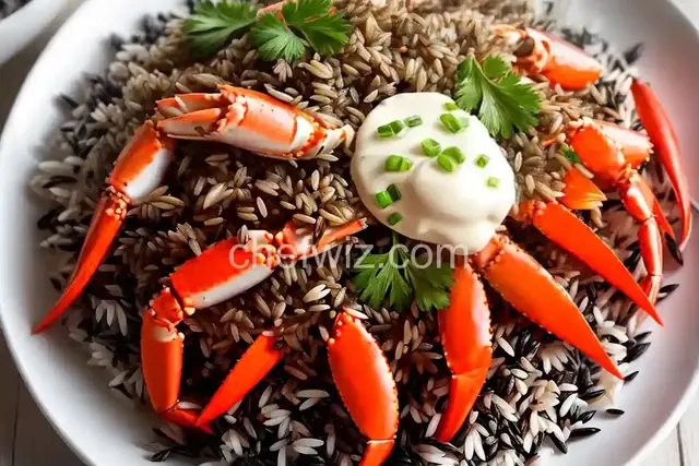 Imitation Crab and Wild Rice