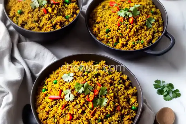 Indian Curried Barley Pilaf