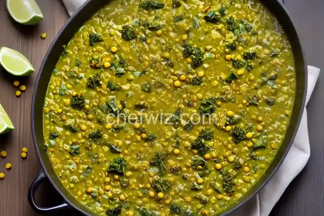 Indian Kale and Moong Dal