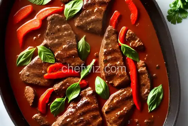 Indian-Spiced Pepper Steak