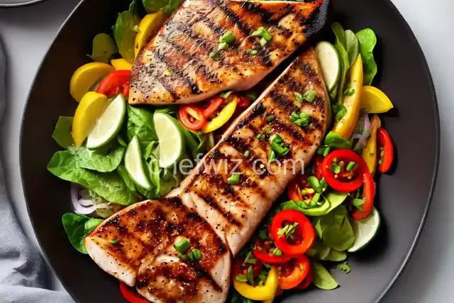 Indonesian Grilled Swordfish