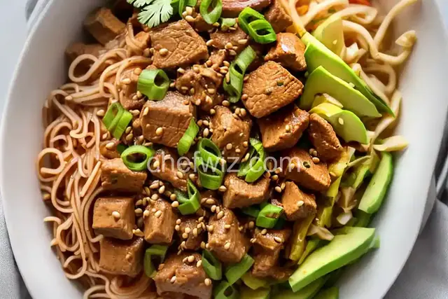 Indonesian Pork Noodle Bowl