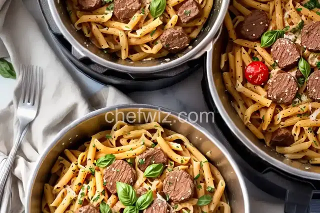 Instant Pot Bison Pasta (Pasta Bisonte)