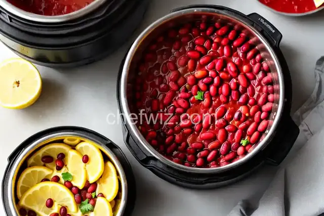 Instant Pot Borracho Cranberry Beans
