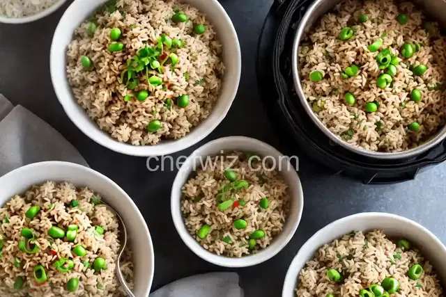 Instant Pot Brown Rice Pilaf