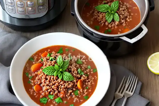 Instant Pot Buckwheat Minestra