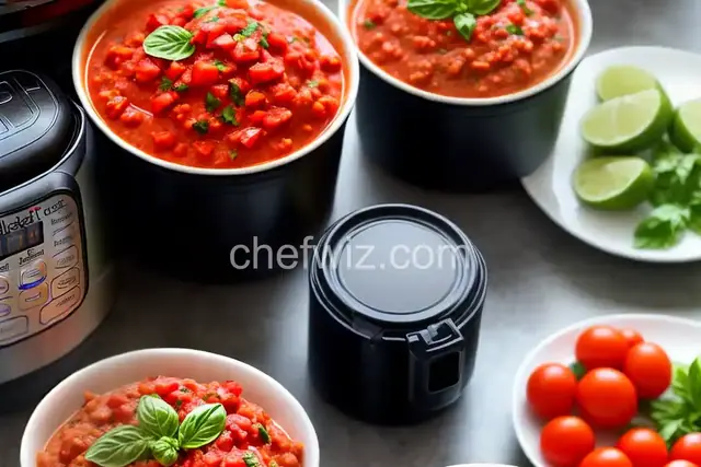 Instant Pot Canned Tomato Salsa