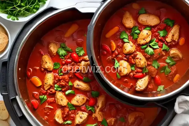 Instant Pot Chicken Cacciatore Dump Dinner