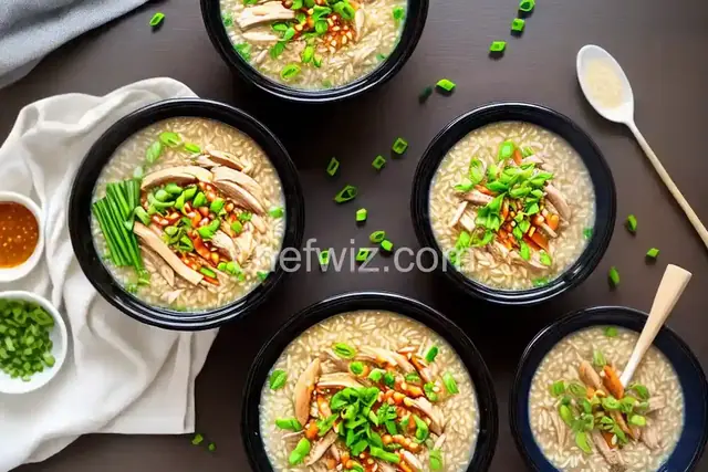 Instant Pot® Chicken Congee (Chinese Rice Porridge)
