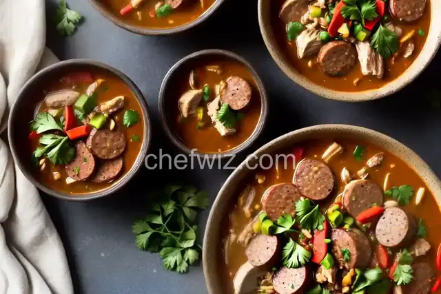 Instant Pot Chicken and Sausage Gumbo
