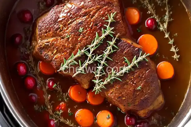 Instant Pot® Cranberry-Thyme Pot Roast