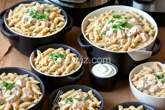 Instant Pot Creamy Ranch Chicken Pasta