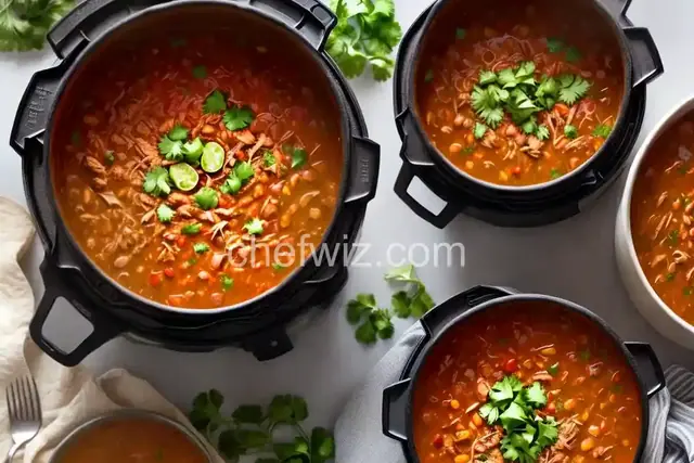 Instant Pot Green Chile Chicken Chili