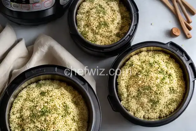 Instant Pot® Herbed Israeli Couscous