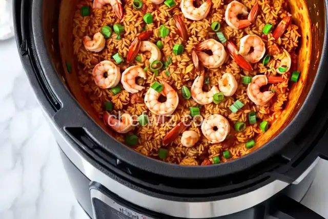 Instant Pot Jambalaya with Shrimp and Chicken