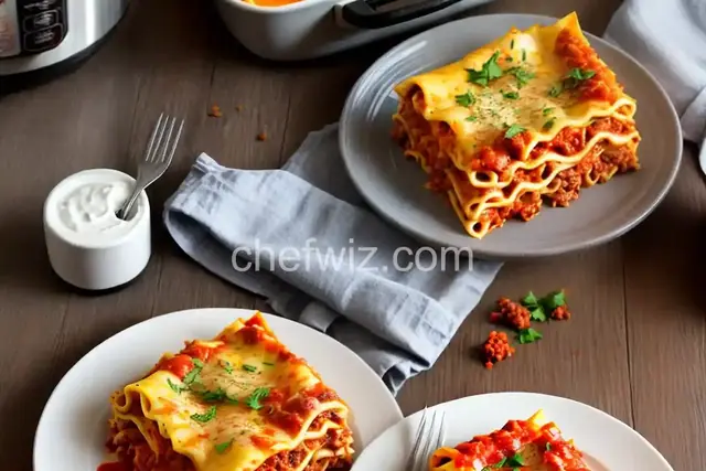 Instant Pot Lasagna