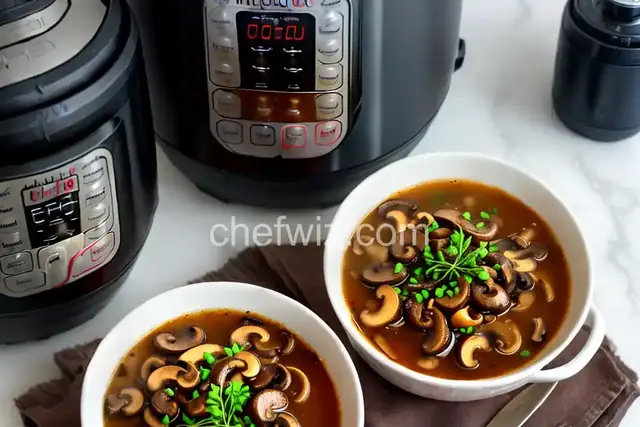 Instant Pot® Mushroom Broth