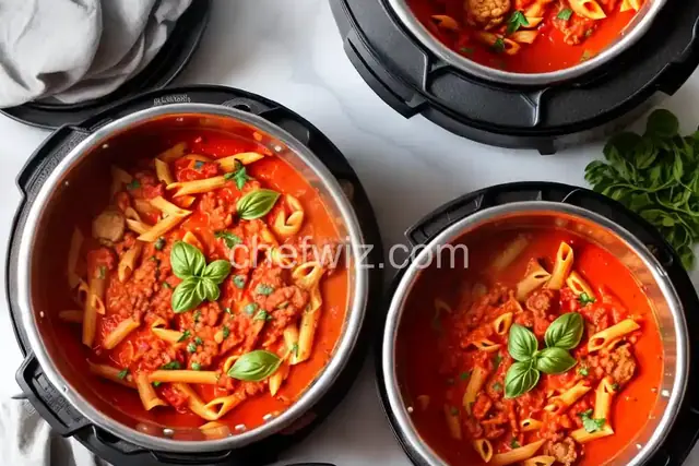 Instant Pot Pasta Marinara