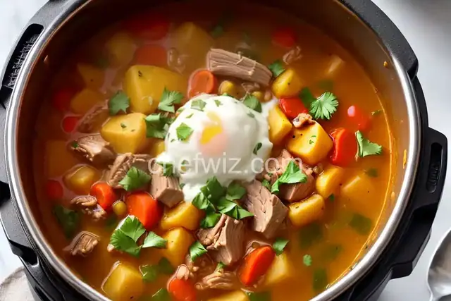 Instant Pot Pork and Hatch Green Chile Stew
