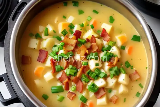 Instant Pot Potato and Bacon Soup