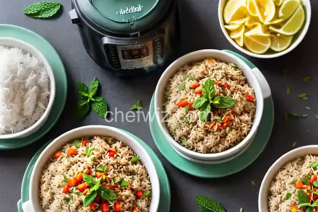 Instant Pot® Pudina Pulao (Mint Rice)