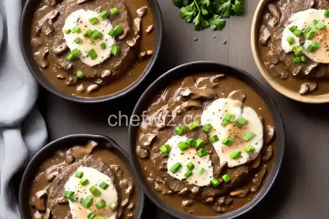 Instant Pot® Salisbury Steak with Onion and Mushroom Gravy