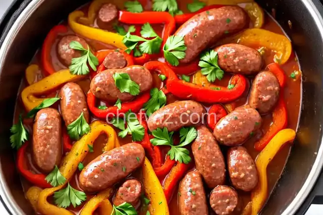 Instant Pot Sausage and Peppers