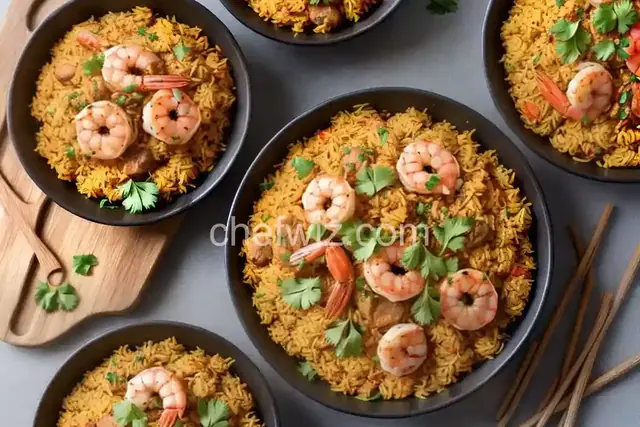Instant Pot Shrimp Biryani