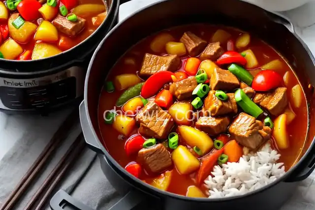 Instant Pot Sweet and Sour Pork