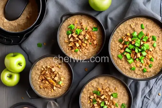 Instant Pot® Vegan Steel-Cut Oats with Apple and Cinnamon